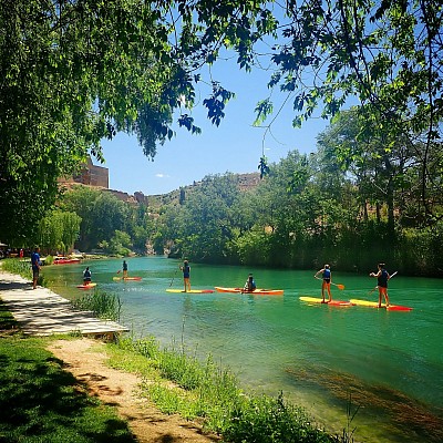 MAKUASUPAVENTURA, KAYAK EN ZORITA DE LOS CANES, KAYAK CERCA DE MADRID, BOLARQUE, PLAYA DE BOLARQUE